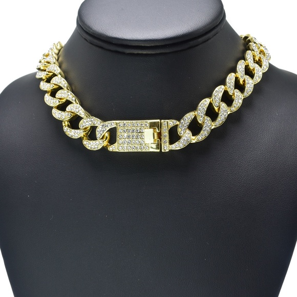 Iced Out Heavy Luxury Miami Cuban Necklace - Picture 5 of 5
